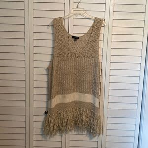 Lane Bryant size 18/20 sweater tank top.  Used good condition. No holes or ravel